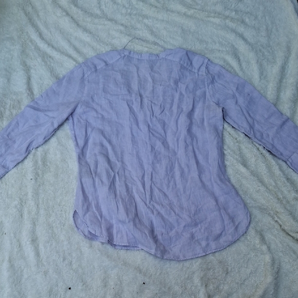 Zara Women's Purple Casual Button Down Shirt Size M - Picture 6 of 8